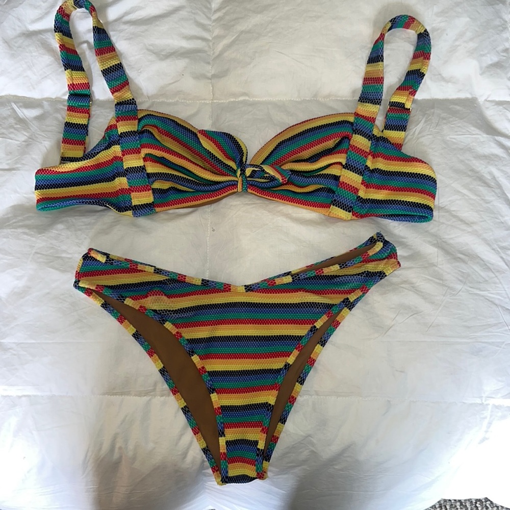 Montce Rainbow Bikini Size L